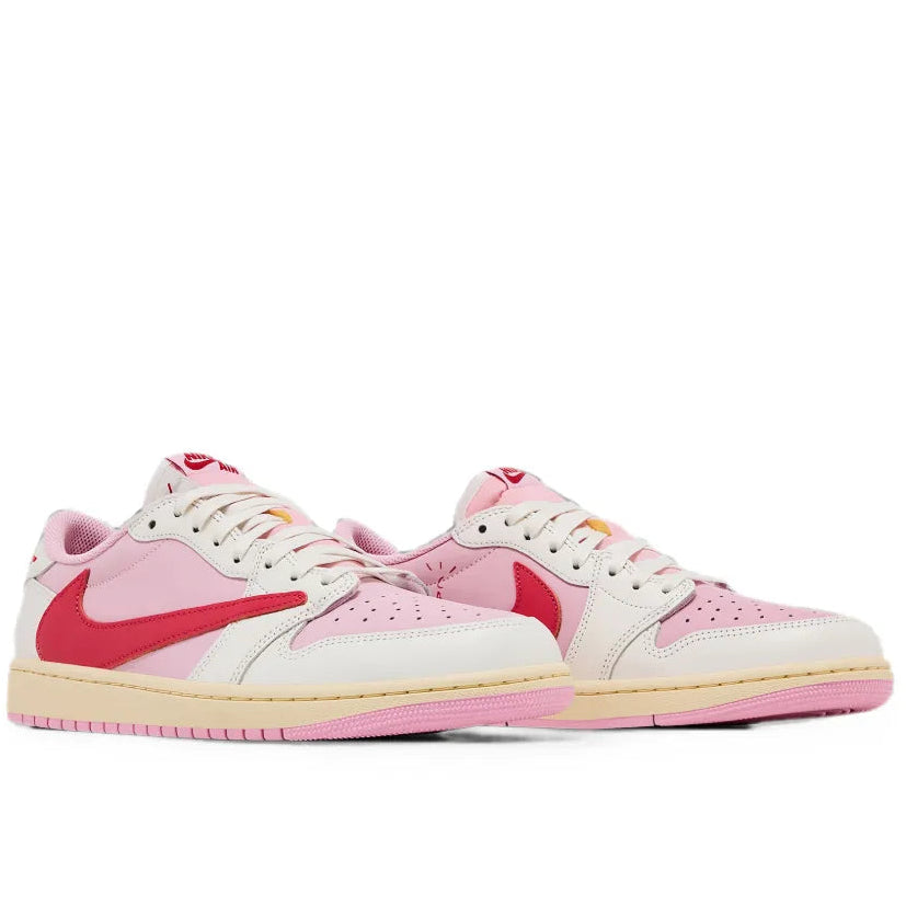 Jordan 1 Retro Low OG SP Travis Scott Sail Tropical Pink