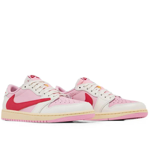 Jordan 1 Retro Low OG SP Travis Scott Sail Tropical Pink