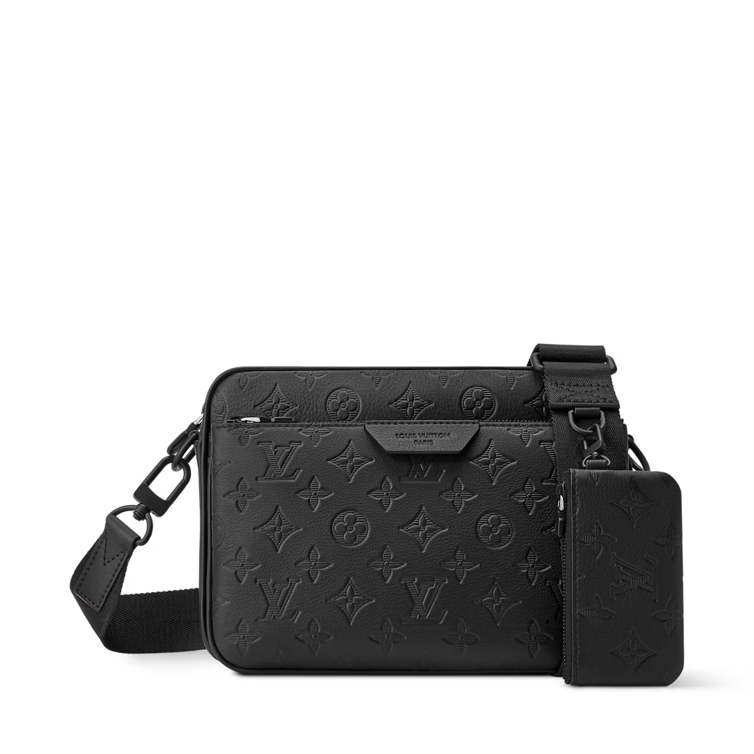 BOGO Free Louis Vuitton Monogram Duffle & Trio Messenger Bag Travel Bundle