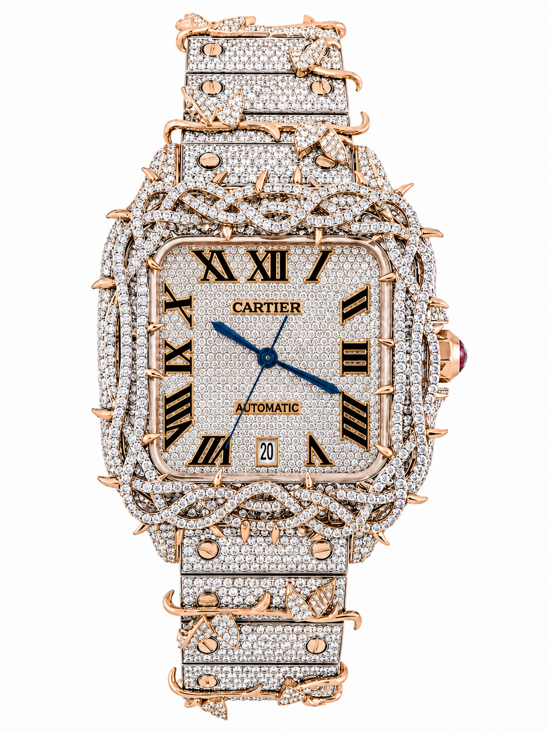 VVS1 Moissanite Cartier Watch