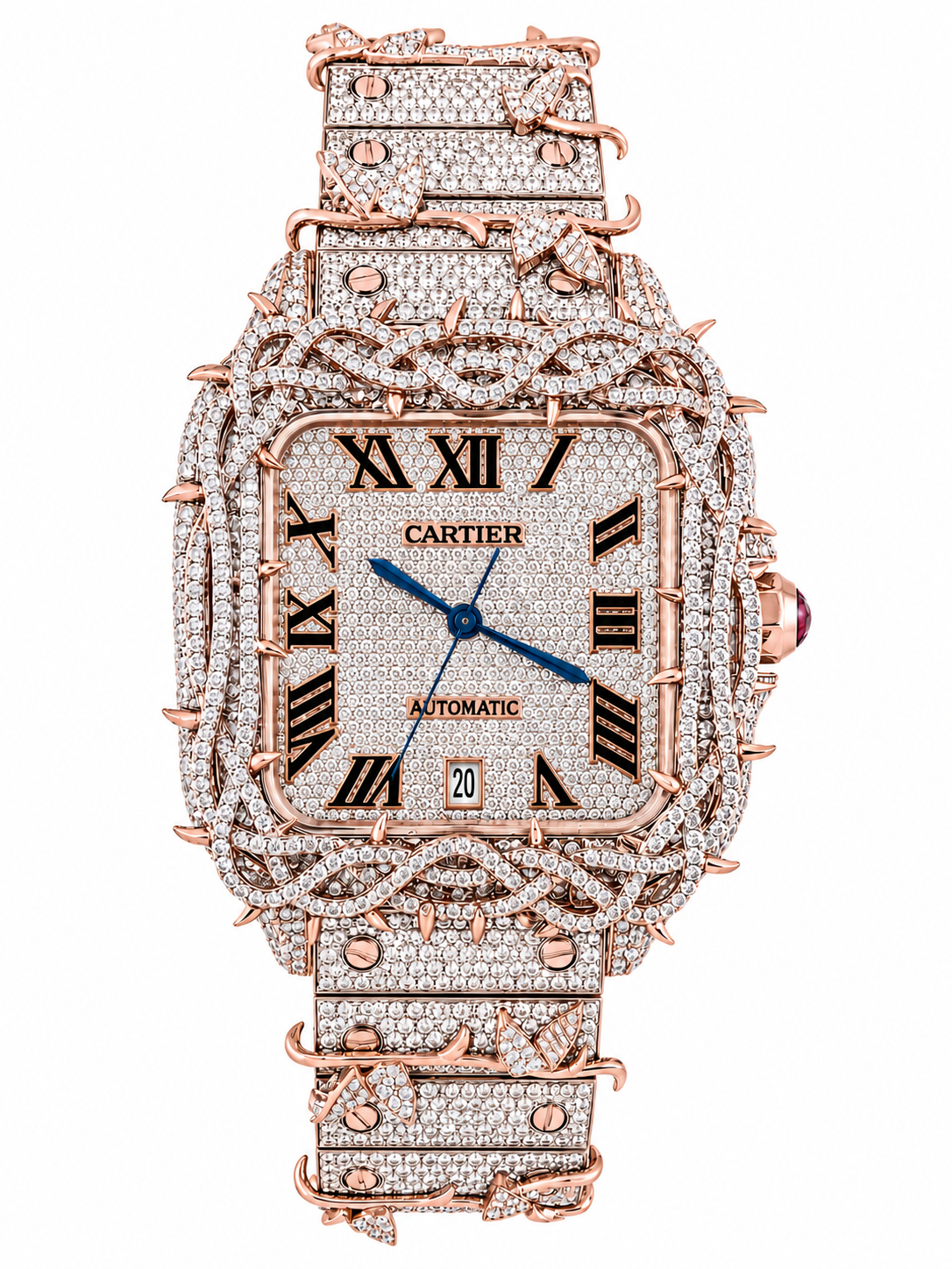 VVS1 Moissanite Cartier Watch
